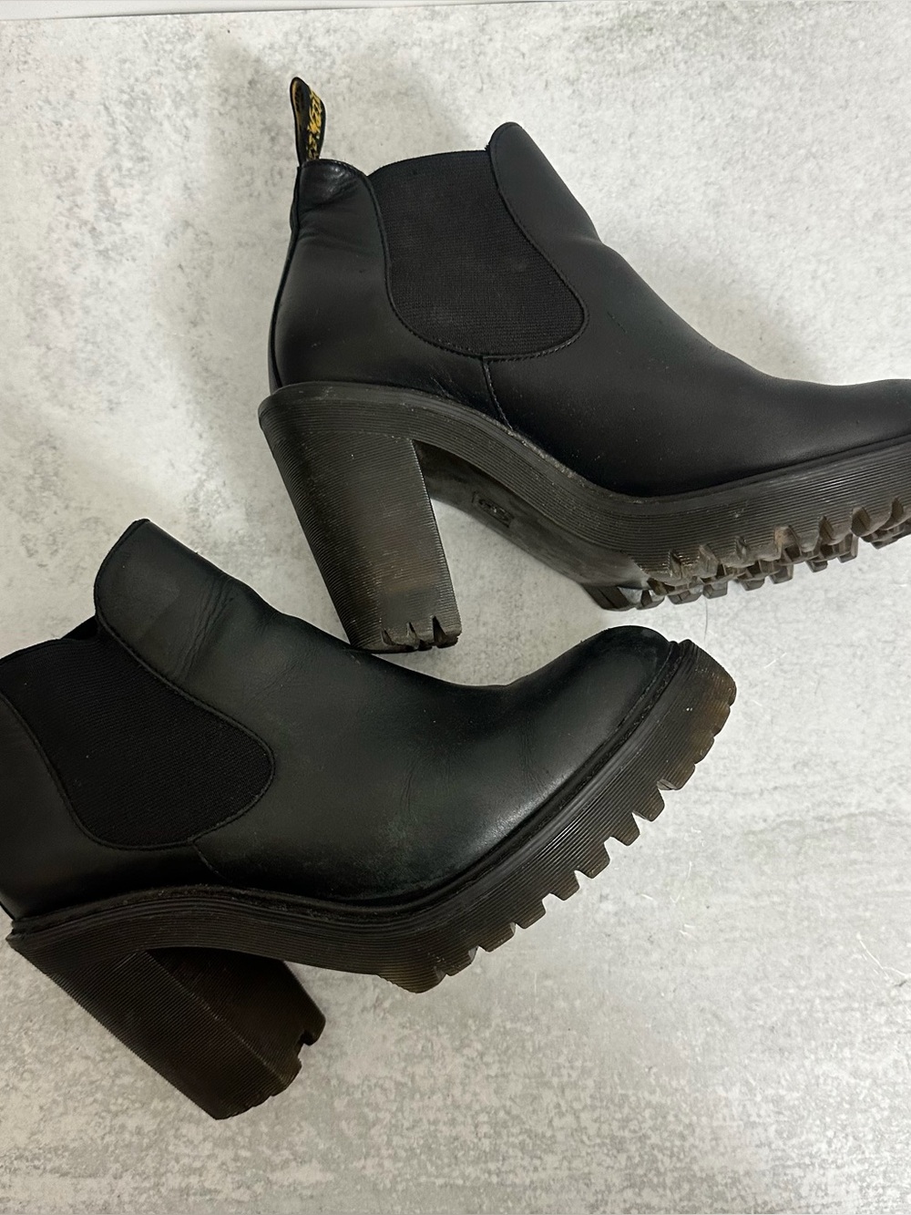 Doc Martin block heels Chelsea 9